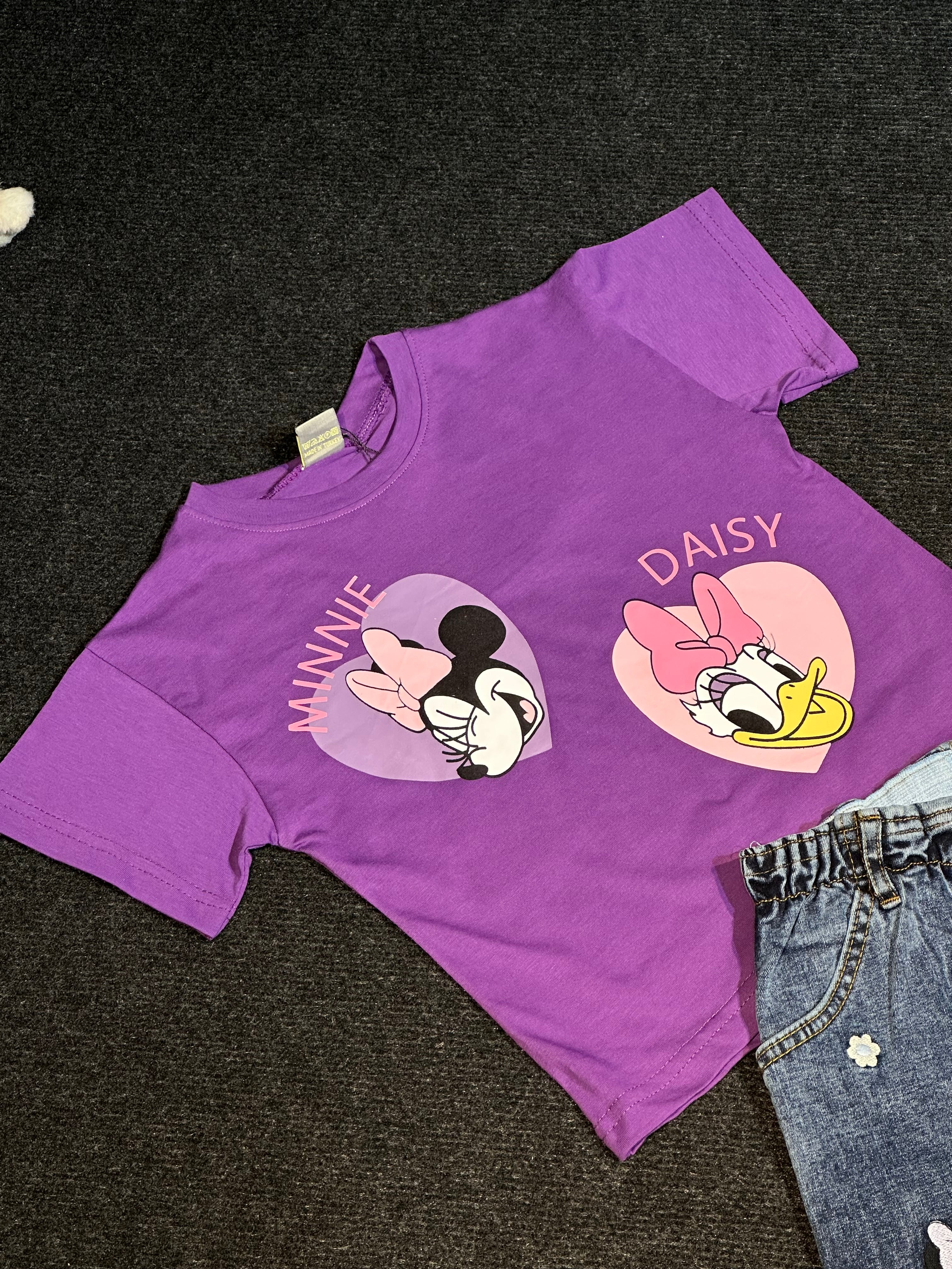 Minnie&Daisy Kot Şort Kız Çocuk Takım