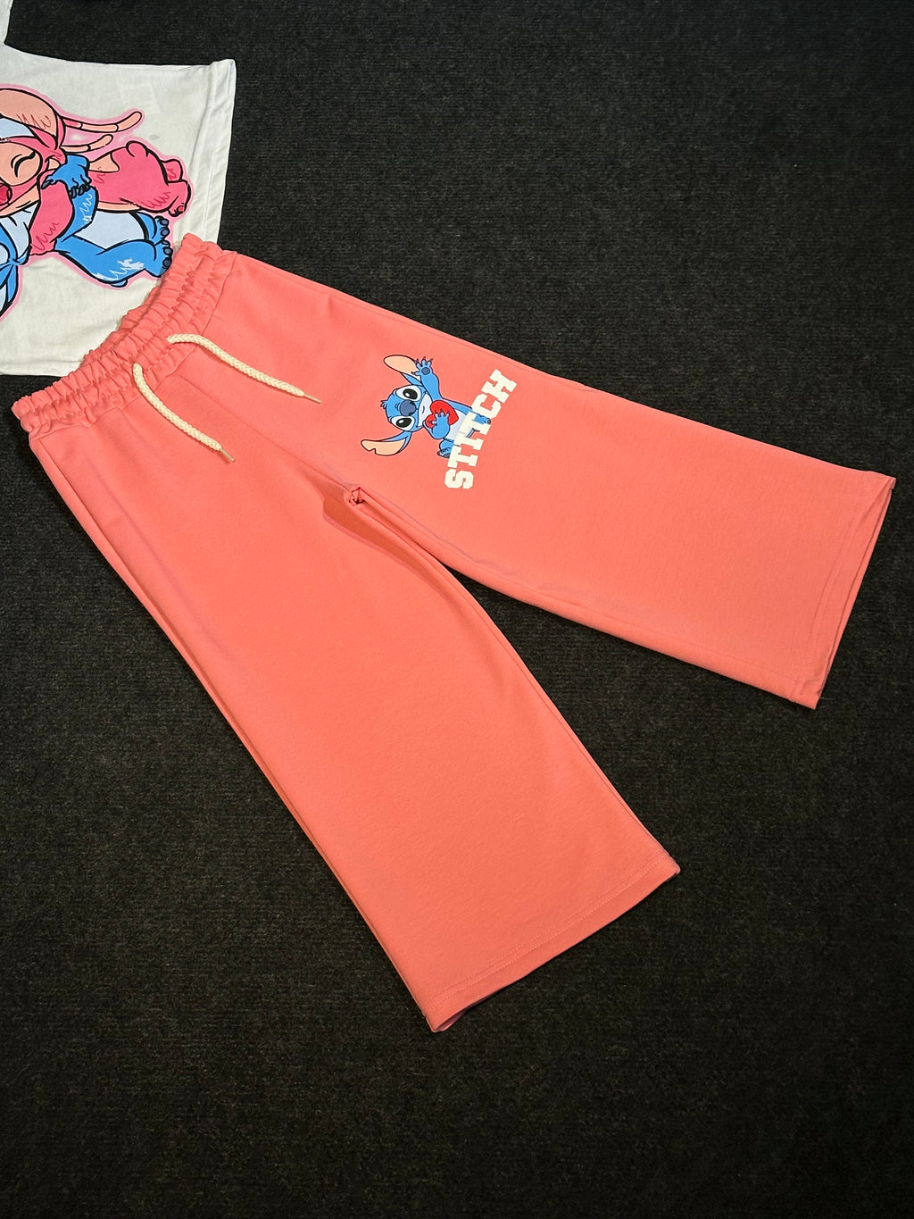 STICH Baskılı Baggy Eşofman Altlı Kız Çocuk Takım