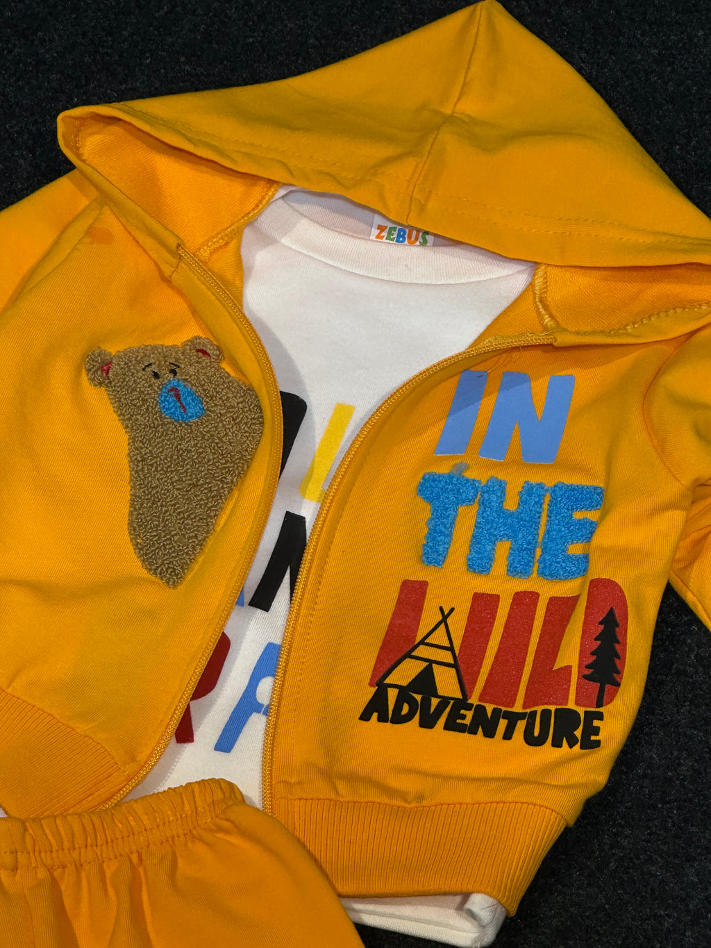 Adventure Sarı 3’Lü Erkek Bebek Takım