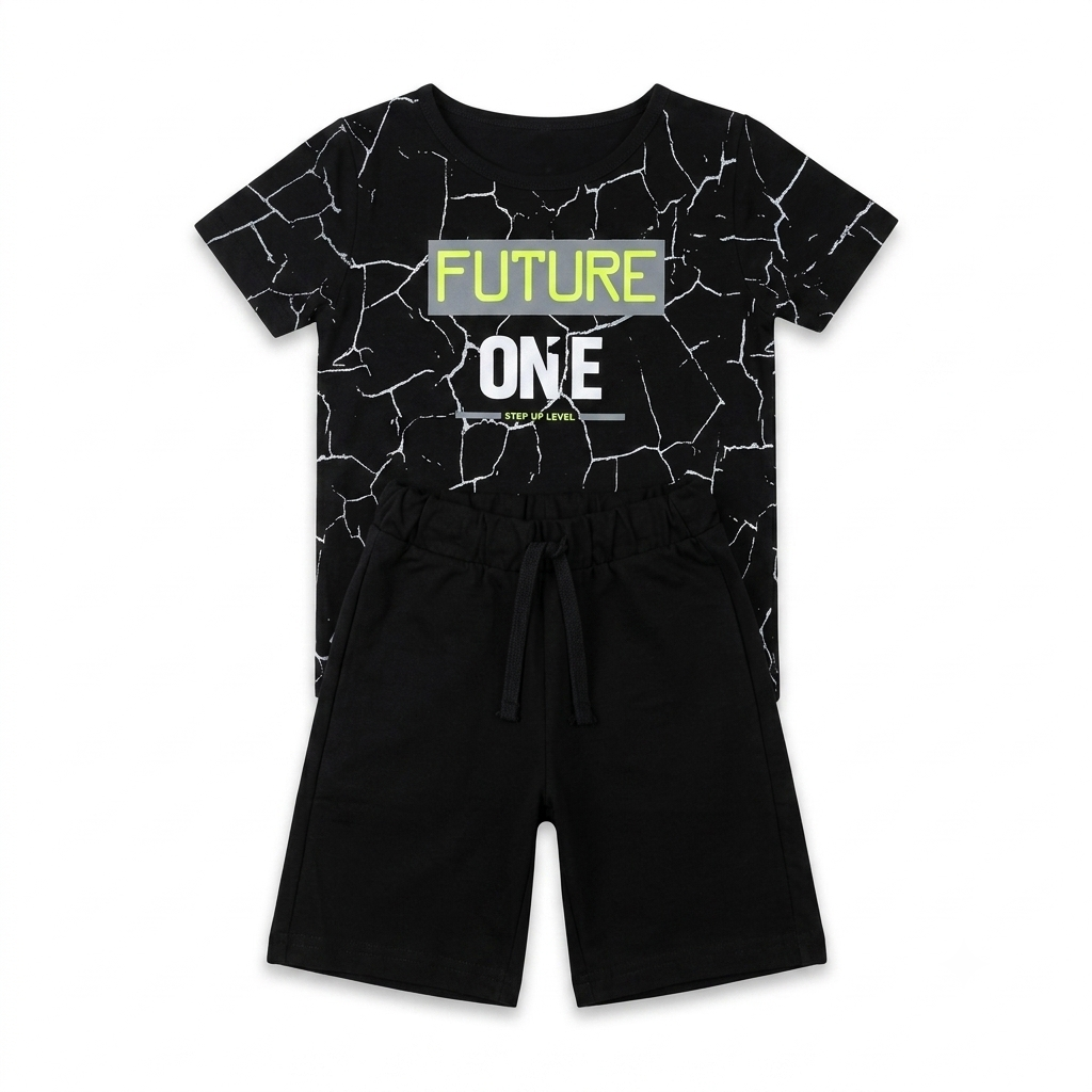 Future One Siyah Erkek Çocuk Takım